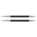 KnitPro udskiftelige kulfiberpinde lange 12 cm