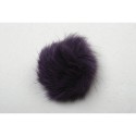 Pompom i kaninhår 100mm