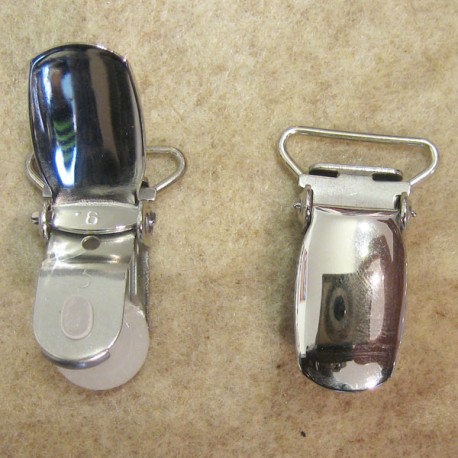 Seleclips 18 mm sølv