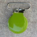 Seleclips 25 mm sølv/lime