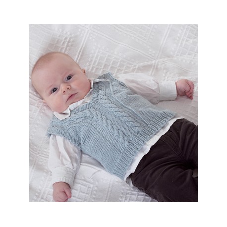 Essentials Cotton Soft Print Slipover - sælges kun sammen med garn