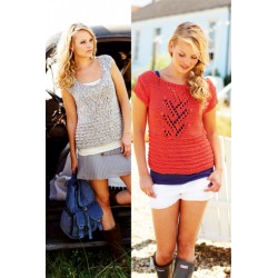 Fashion Summer T-shirt eller Top - sælges kun sammen med garn