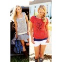 Fashion Summer T-shirt eller Top - sælges kun sammen med garn