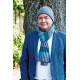 Zenta herre hue og halstørklæde - sælges kun sammen med garn