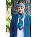 Zenta herre hue og halstørklæde - sælges kun sammen med garn