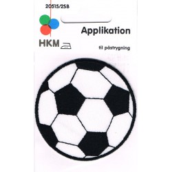 Fodbold sort stor
