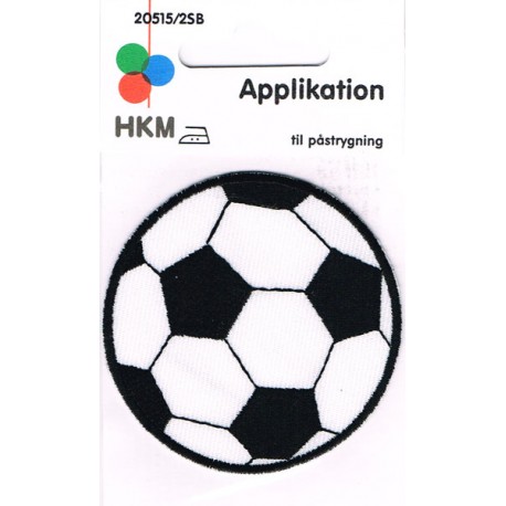 Fodbold sort stor