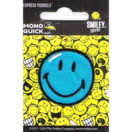 Smiley blå