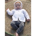 Baby Merino Cardigan og Kyse - sælges kun sammen med garn