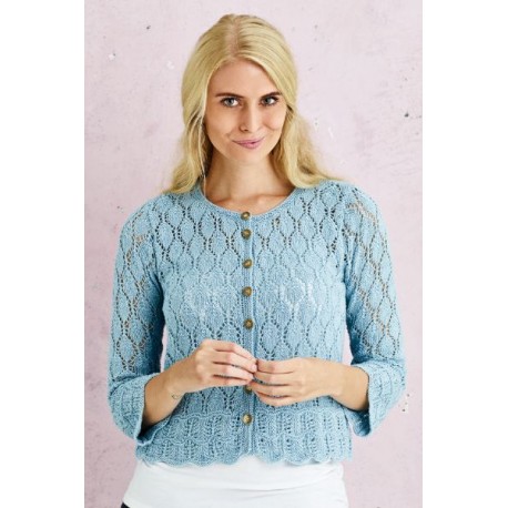 Elise kort cardigan - sælges kun sammen med garn