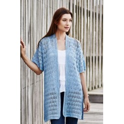 Bonnie hæklet kimono - sælges kun sammen med garn