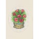 Kort med blomster 17-3160