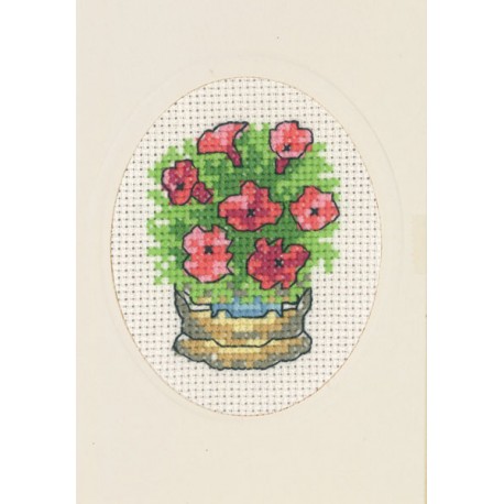 Kort med blomster 17-3160