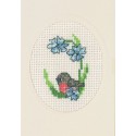 Kort med blomster 17-3163