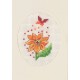 Kort med blomster 17-3169