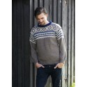 Soft Lama herresweater - sælges kun sammen med garn