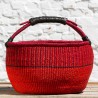 Strikkekurv Ø40 cm rød