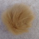 Pompom i kaninhår 60mm
