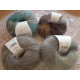 Silk Mohair flerfarvet