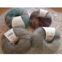Silk Mohair flerfarvet