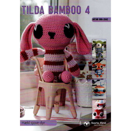Tilda Bamboo 4 - Hæklet sjove dyr